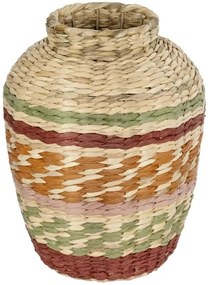 Βάζο Πλεκτό Toronto 21224 25x25x32cm Multi GloboStar Wood