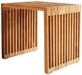 Τραπεζάκι σαλονιού Βοηθητικό C9483 απο Ξύλο TEAK Φυσικό 40x40,5x40,5Yεκ. 40x40.5x40.5 εκ.