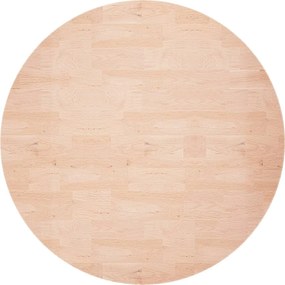 vidaXL Επιφάνεια Τραπεζιού Στρογγυλή Ø60x1,5 εκ. Μασίφ Ξύλο Δρυς