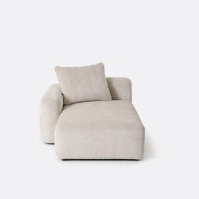 Αριστερή γωνία για αρθρωτό καναπέ, από ύφασμα chenille jacquard, AMAD