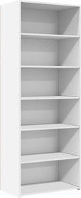 vidaXL Ντουλάπι Λευκή 70x41x185 εκ. από Επεξεργασμένο Ξύλο
