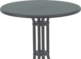 Τραπέζι Vergo ανθρακί μέταλλο Φ60x70εκ 60x60x70 εκ.