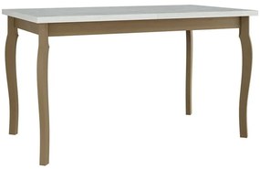 Τραπέζι Επεκτεινόμενο Albe 162703519 140/180x80x78cm Sonoma-White ABS,Wood