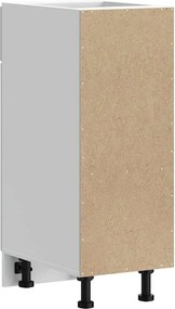 vidaXL ντουλάπι βάσης κουζίνας Porto Λευκό Υψηλής στιλπνότητας