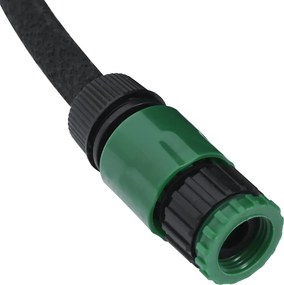 vidaXL Εύκαμπτος Σωλήνας Ποτίσματος Κήπου 100μ./0,6" Καουτσούκ και PVC