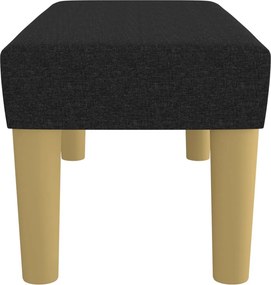 vidaXL Πάγκος Μαύρος 70 x 30 x 30 εκ. Υφασμάτινος