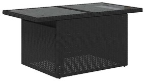 vidaXL Σετ Σαλονιού Κήπου 7 τεμ. Γκρι Συνθετικό Ρατάν Μαξιλάρια Ακακία