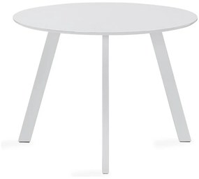 Τραπέζι Riverton 495, Άσπρο, 76cm, Ινοσανίδες μέσης πυκνότητας, Μέταλλο
