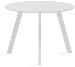Τραπέζι Riverton 495, Άσπρο, 76cm, Ινοσανίδες μέσης πυκνότητας, Μέταλλο