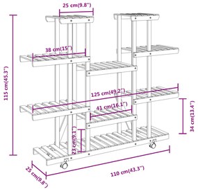 ΒΑΣΗ ΛΟΥΛΟΥΔΙΩΝ ΜΕ ΡΟΔΕΣ 110X25X115 ΕΚ. ΑΠΟ ΜΑΣΙΦ ΞΥΛΟ ΕΛΑΤΗΣ 362860