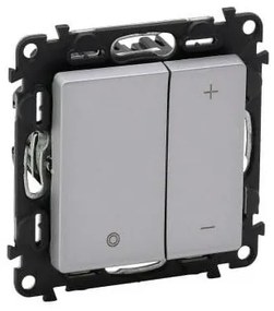 Ρυθμιστής Φωτισμού Dimmer UNIVERSAL Αλουμίνιο Valena Life 752362 Legrand-752362-Αλουμίνιο 752362