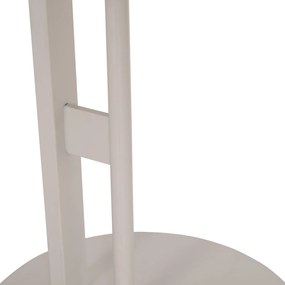 Βοηθητικό τραπέζι Alper MDF sonoma-μέταλλο λευκό 50x50x51εκ