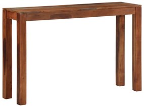 Τραπέζι κονσόλας 120x30x76 cm μασίφ ξύλο ακακίας - Καφέ