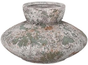Βάζο 028-125-145 27x27x16cm Multi-Grey Κεραμικό