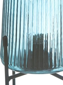 ΕΠΙΤΡΑΠΕΖΙΟ ΦΩΤΙΣΤΙΚΟ LED ΜΕ ΜΠΛΕ ΓΥΑΛΙ 12.5Χ22.5 ΕΚ