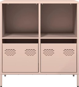 vidaXL Ντουλάπι Ροζ 68x39x73,5 εκ. από Χάλυβα Ψυχρής Έλασης