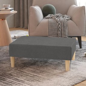vidaXL Σκαμπό/Υποπόδιο Ανοιχτό Γκρι 78 x 56 x 32 Υφασμάτινο