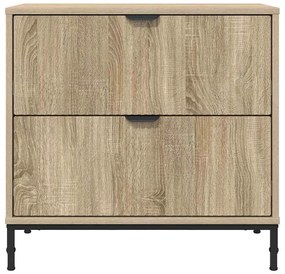 vidaXL Κομοδίνο Sonoma Δρυς 63.5 x 36 x 61 εκ Επεξεργασμένο ξύλο