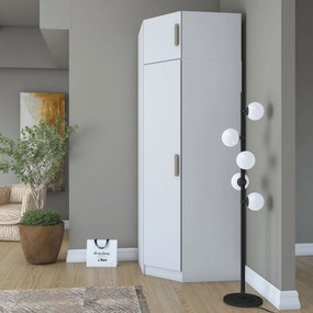 Ντουλάπα Λευκό BROBO 91x57.5x255