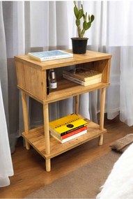 Κομοδίνο Πεύκο LIEL 45x30x60