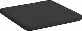 vidaXL Μαξιλάρια καθισμάτων 4 pcs Μαύρο 40 x 40 x 3 cm