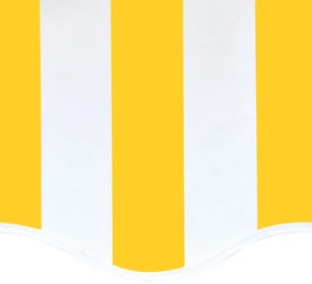 Τεντόπανο Ανταλλακτικό Κίτρινο / Λευκό 5 x 3,5 μ. - Κίτρινο