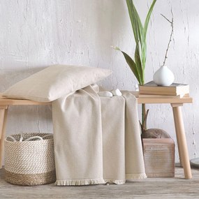 Ριχτάρι Silvana Beige Ρυθμός Armchair 160x180cm Cotton-Polyester