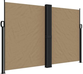 vidaXL Σκίαστρο Πλαϊνό Συρόμενο Taupe 160 x 1200 εκ.