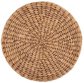 Σκαμπό JIM απο Ξύλο TEAK σε Φυσικό με Ψάθινο Κάθισμα Φ43x43Υ εκ. 43x43x43 εκ.
