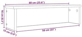 ΡΑΦΙ ΚΟΥΖΙΝΑΣ ΣΤΟΙΒΑΖΟΜΕΝΟ ΚΑΠΝΙΣΤΟ ΔΡΥ60X15X16 ΕΚ. 860507