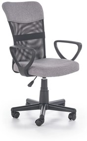 TIMMY o.chair, color: grey / black DIOMMI V-CH-TIMMY-FOT-POPIEL