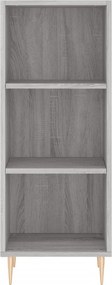 vidaXL Ντουλάπι Γκρι sonoma 34,5x32,5x90εκ. από Επεξεργασμένο Ξύλο