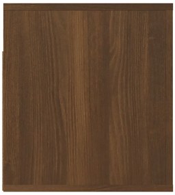 vidaXL Κομοδίνο Επιτοίχιο Καφέ Δρυς 50 x 36 x 40 εκ.