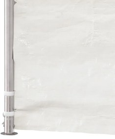 vidaXL Κιόσκι με Τέντα Λευκό 4,08 x 2,23 x 3,22 μ. από Πολυαιθυλένιο