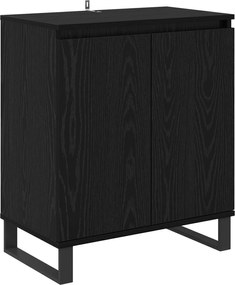 vidaXL Πλαϊνό γραφείο Μαύρη Οξυά 60 x 35 x 70 cm Επεξεργασμένο ξύλο