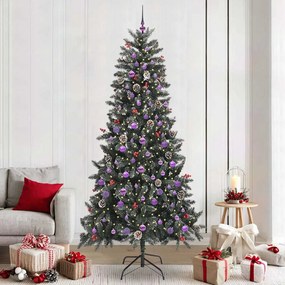 vidaXL Τεχνητό Χριστουγεννιάτικο Δέντρο 129.5 x 129.5 x 240 εκ.