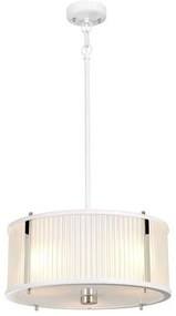 Κρεμαστό/Πλαφονιέρα Φωτιστικό Οροφής 3xE27 Corona Elstead Lighting-DL-CORONA-3P-WPN-Λευκό DL-CORONA-3P-WPN