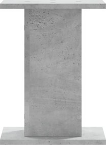 vidaXL Βάσεις Φυτών 2 τεμ. Γκρι Σκυρ. 30x30x40 εκ. Επεξεργασμένο Ξύλο