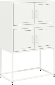 vidaXL Ντουλάπι Λευκό 68,5x38,5x107 εκ. από Ατσάλι