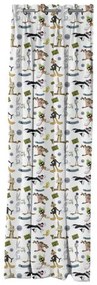 Beauty Home Κουρτίνα με 8 μεταλλικούς κρίκουςArt 6188 Looney Tunes 180x250 Εμπριμέ