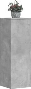 vidaXL Βάσεις Φυτών 2 τεμ. Γκρι Σκυρ. 33x33x100 εκ. Επεξεργασμένο Ξύλο
