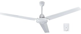 Adeleq Ανεμιστήρας Οροφής Μεταλλικός Φ140cm 75W 230V Λευκός 18-45