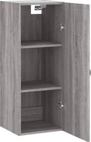 vidaXL Ντουλάπι Τοίχου Γκρι Sonoma 34,5 x 34 x 90 εκ.