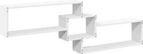 vidaXL Ντουλάπι Τοίχου Λευκό 158x18x53 εκ. από Επεξεργασμένο Ξύλο