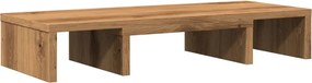vidaXL Βάση Οθόνης Ρυθμιζ. Αρτισιανή Δρυς 60x24x10,5 εκ. Επεξεργ. Ξύλο