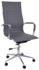 Καρέκλα Γραφείου BF3300 PU Γκρι 55x64x108/118cm