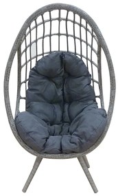 NEST32 JUNIOR ΑΝΘΡΑΚΙ 80Χ68Χ138εκ. ΠΟΛΥΘΡΟΝΑ ΜΕΤΑΛΛΙΚΗ