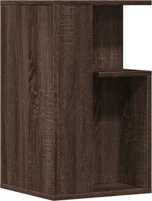 vidaXL Βοηθητικό Τραπέζι Καφέ Δρυς 35x35x60 εκ. Επεξεργασμένο Ξύλο