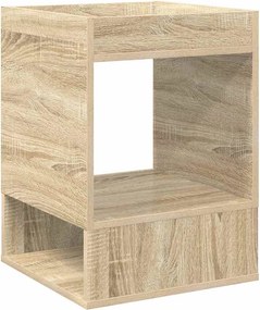 vidaXL End Table 2 pcs Δρύς Sonoma 40 x 40 x 56 εκ. Επεξεργασμένο ξύλο