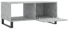 vidaXL Τραπεζάκι Σαλονιού Γκρι Σκυρ. 90x50x40 εκ. Επεξεργασμένο Ξύλο